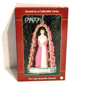Carlton Card Heirloom Christmas Ornament First Lady Jacqueline Kennedy 1999